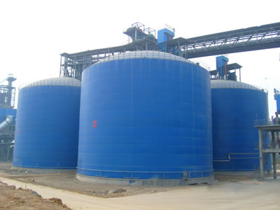 五河水泥钢板库改造